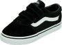 Vans kids sneaker suede canvas Ward V Black White VN0A4BTFIJU1 - Thumbnail 3