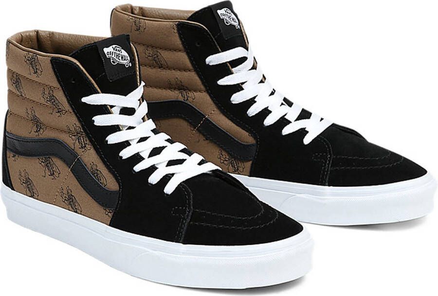 Vans UA SK8-Hi CHECK RESEARCH BLACK BROWN - Foto 1