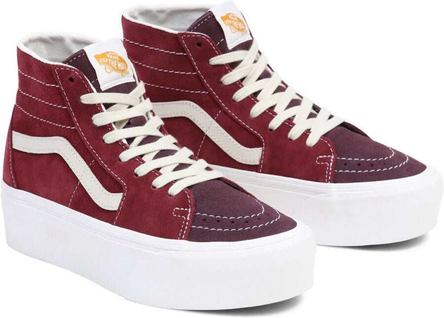 Vans UA SK8-Hi Tapered Stackform VARSITY SUEDE TAWNY PORT