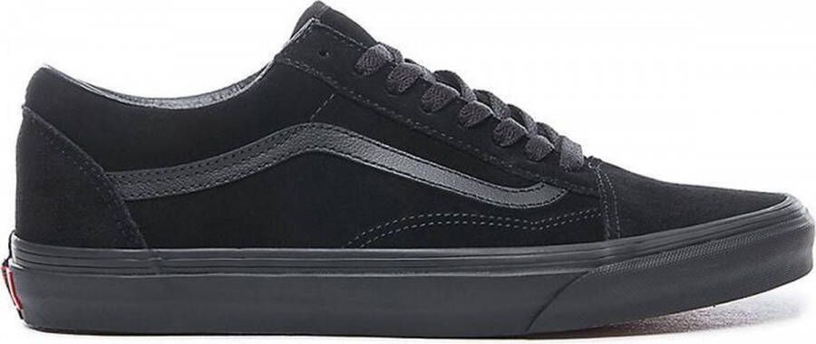 Vans Klassieke Canvas Sneaker met Dikke Rubberen Zool Black Dames