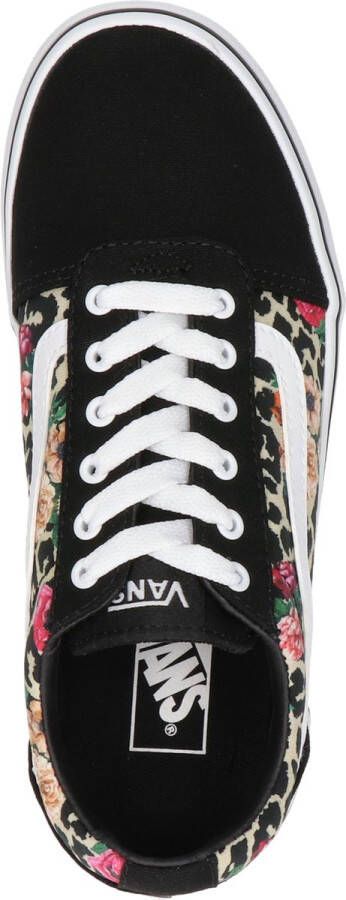 Vans Ward Floral meisjes sneaker Zwart multi