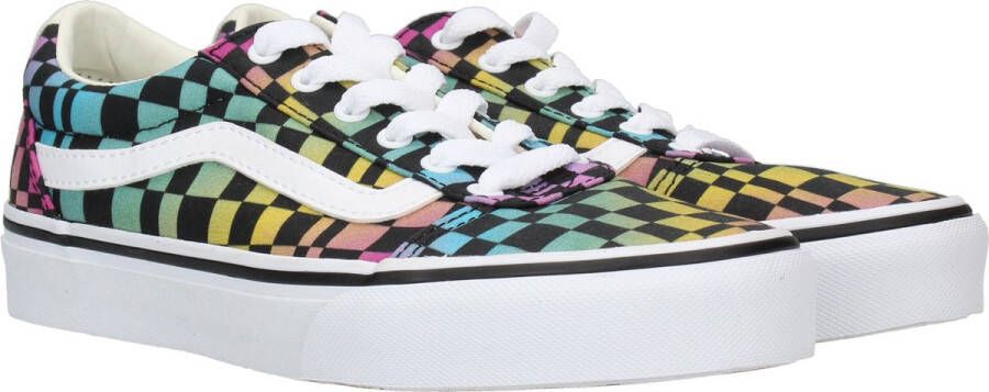 Vans Ward Trippy Checkerboard Sneaker Meisjes Multi