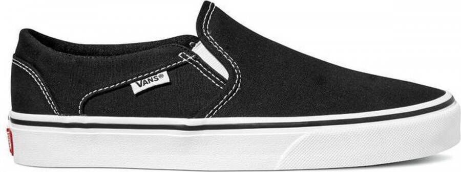 Vans WM Asher Dames Sneakers Black White