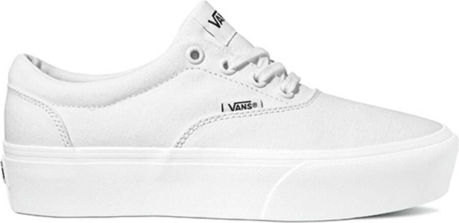 Vans Doheny Platform Canvas Dames Sneakers White