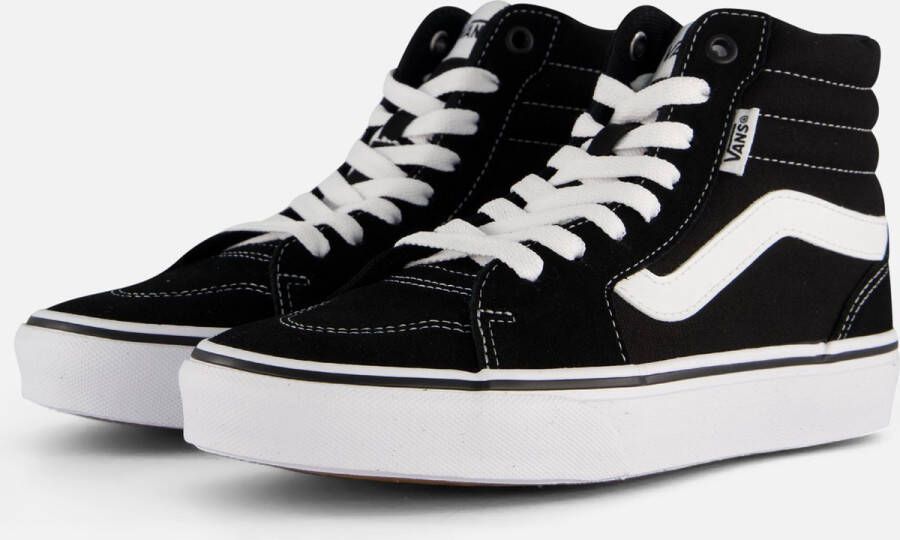 Vans WM Filmore Hi (SUEDE CANVAS)BLACK WHITE