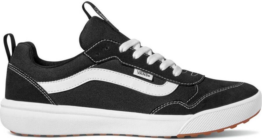 Vans WM Range EXP Suede Canvas Dames Sneakers Zwart Wit