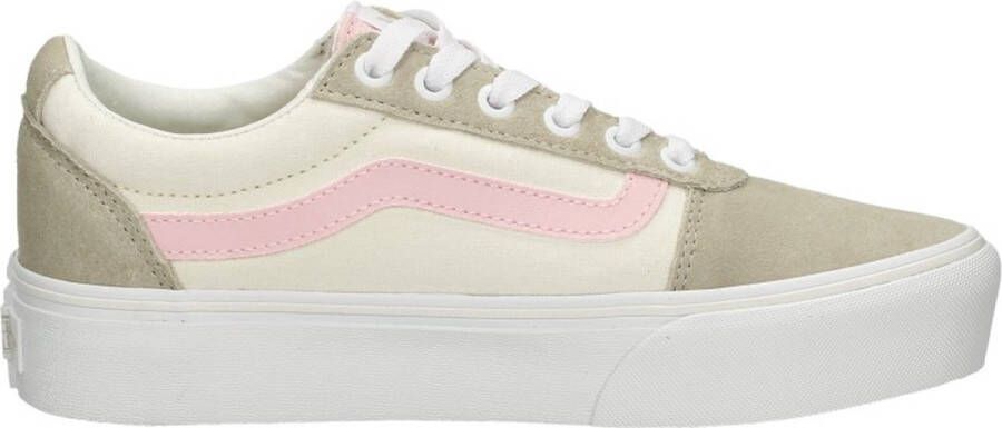 Vans Dames WM Ward Platform Color Block Beige - Foto 4