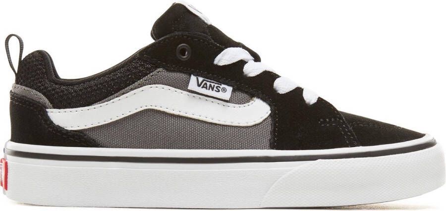 Vans Youth Filmore Jongens Sneakers (Suede Canvas) Black Pewt