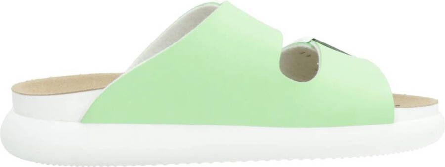 Veja Groene vegan sandalen met zachte platform Green Dames