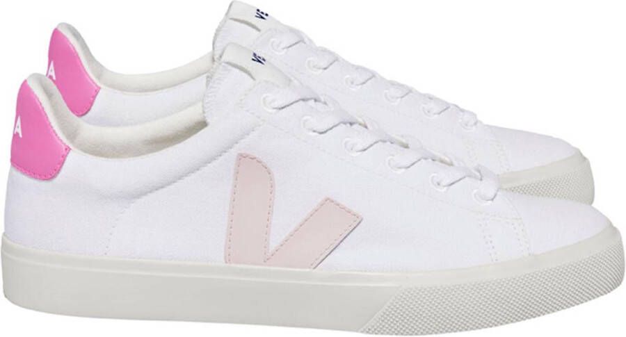 Veja Campo sneaker van canvas met vegan suède details