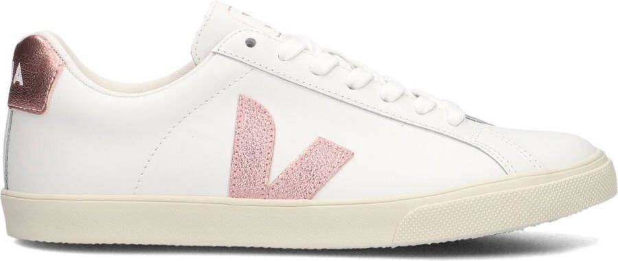 Veja Eenvoudige Vetersluiting Sneakers White Dames