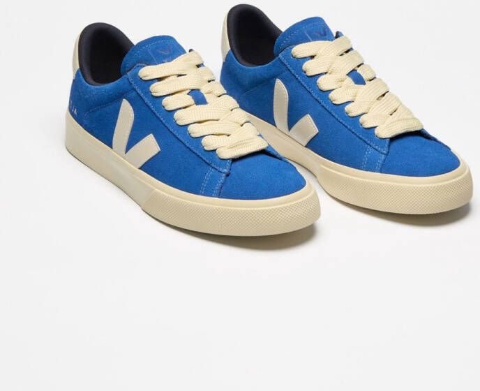 Veja Sportschoenen Campo Bold Suede Blue Heren