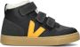 Veja Small V-10 Mid Sneakers Leren Sneaker Kids Zwart - Thumbnail 2