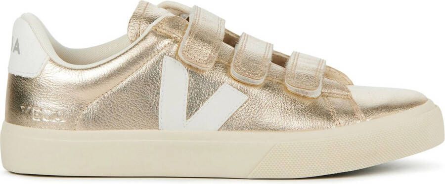 VEJA Lage Sneakers Dames Recife Met Maat: 38 Materiaal: Leer Kleur: Goud