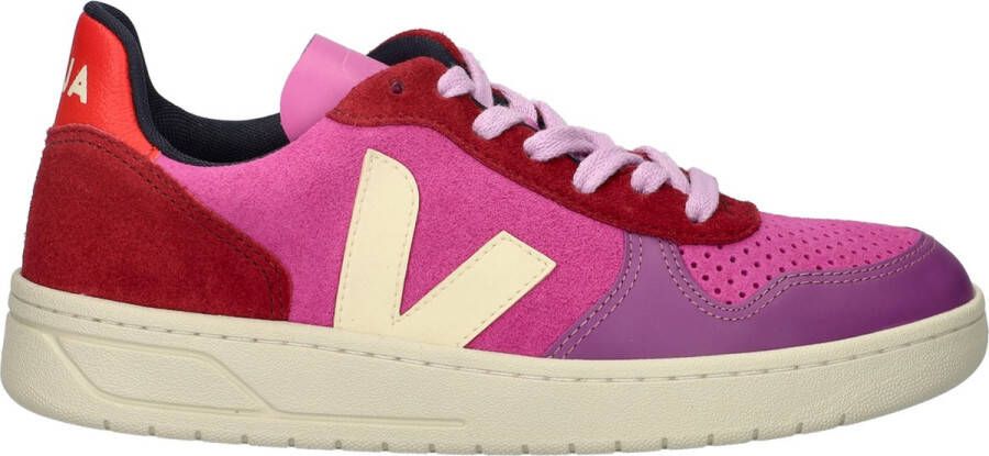 Veja Sportschoenen V-10 Suede Pink Dames