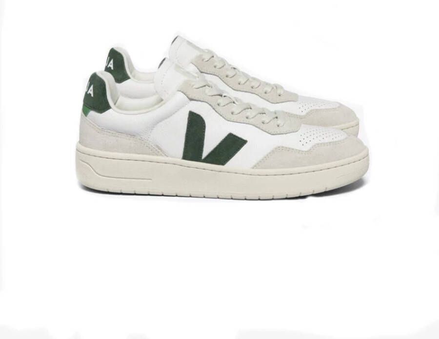 VEJA V-90 | white cyprus Wit Leer Lage sneakers Unisex