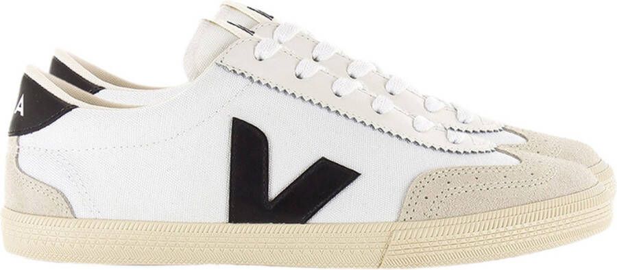 Veja Volley sneaker van canvas met suède details