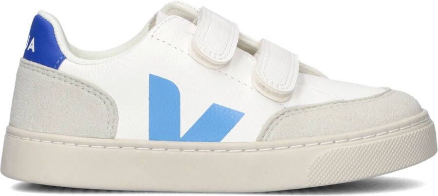 Veja Small V-12 sneaker van leer met suède details