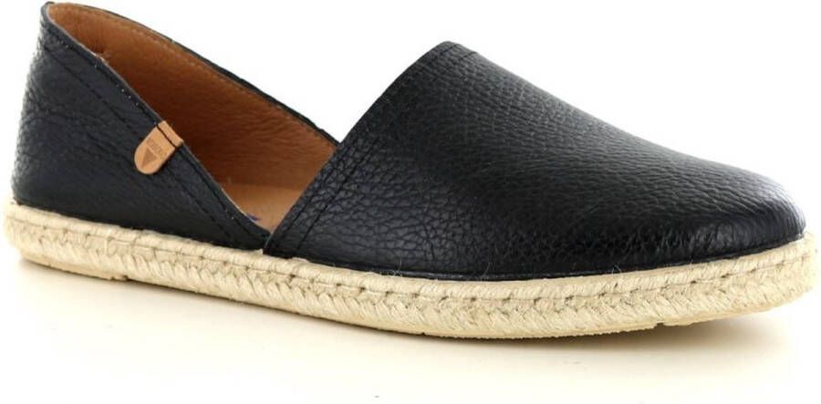 Verbenas Carmen leren espadrilles zwart - Foto 2