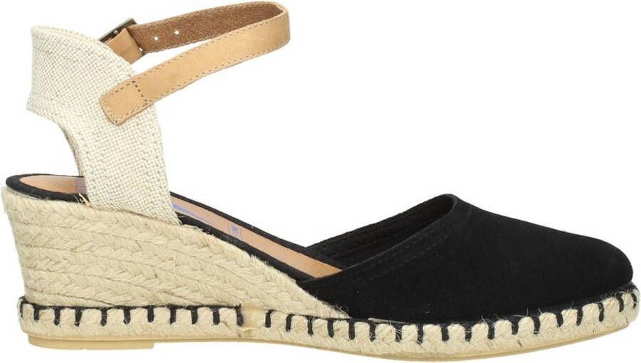 VERBENAS NU 21% KORTING Sandaaltjes met raffia beklede sleehak