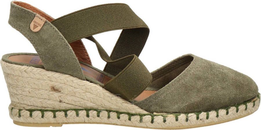 Verbenas Mila dames espadrille Kaki