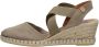 Verbenas Mila Sandalen Touwzool taupe - Thumbnail 1