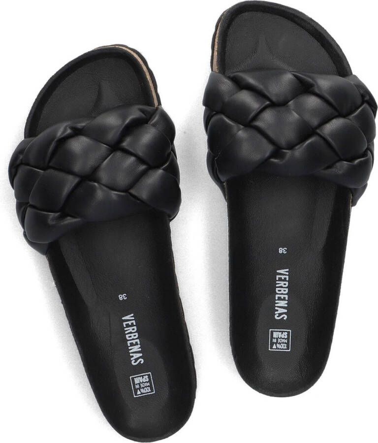 Verbenas Rai Slippers Dames Zwart