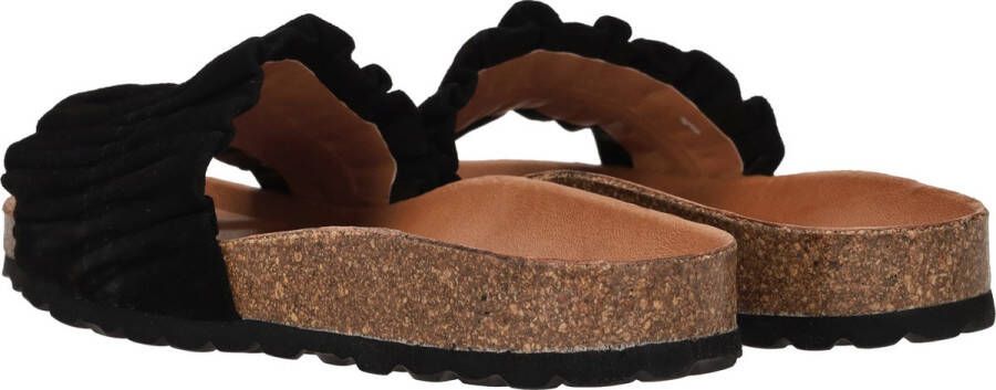 Verbenas Risha Slippers Dames Zwart