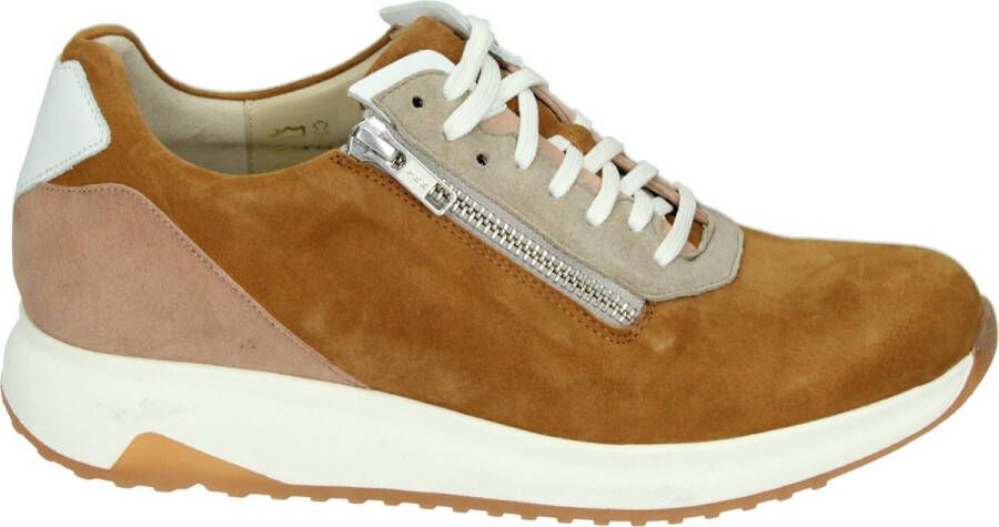 Verhulst 2334 K Volwassenen Dames veterschoenenPopulaire damesschoenen Cognac