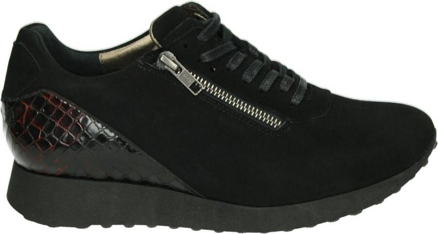 Verhulst 2416 H Volwassenen Dames veterschoenen Kleur Zwart