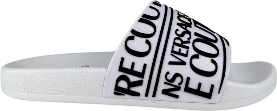 Versace Jeans Couture Sneakers met bedrukt logo White Heren