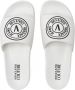 Versace Jeans Couture V-Embleem Sliders voor Heren White Heren - Thumbnail 1