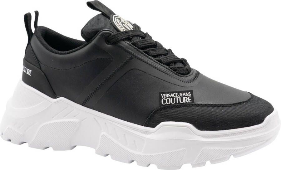 Versace Jeans Couture Verhoog je sneaker game met stijlvolle zwarte sneakers Black Heren