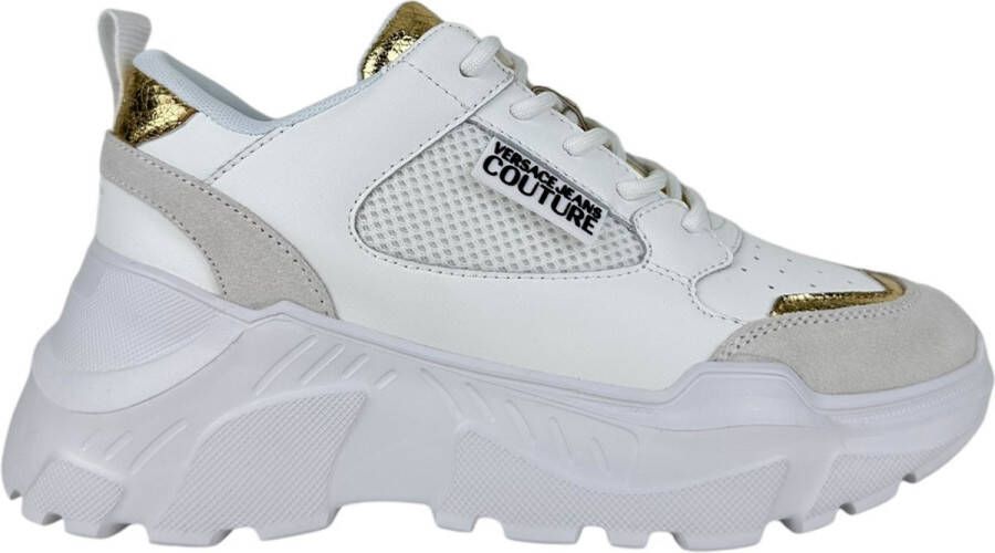 Versace Jeans Couture Scarpa Sneakers Stijlvol en Trendy White Dames