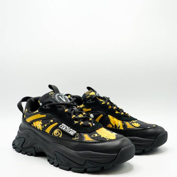 Versace Jeans Couture Stijlvolle Sneakers voor Mannen en Vrouwen Black Dames