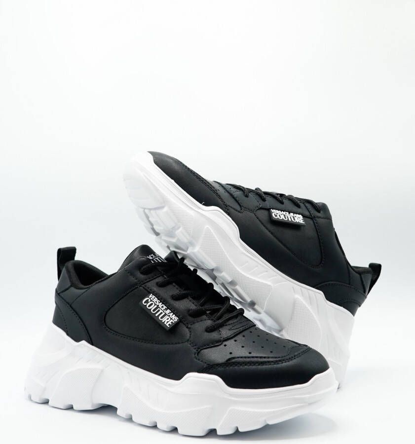 Versace Jeans Couture Stijlvolle Sneakers voor Mannen en Vrouwen Black Dames