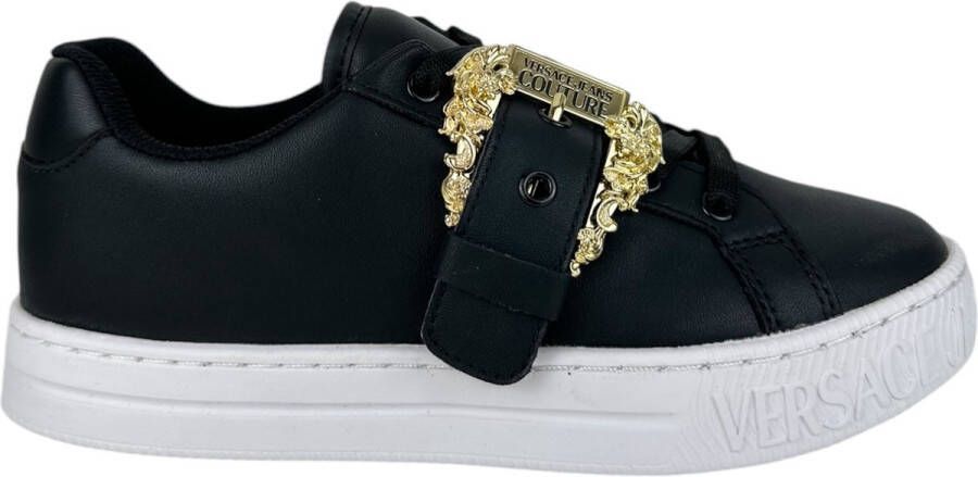 Versace Jeans Couture Sneakers Versace Couture Dames Sneaker Zwart 76VA3SK9-ZP311 in zwart