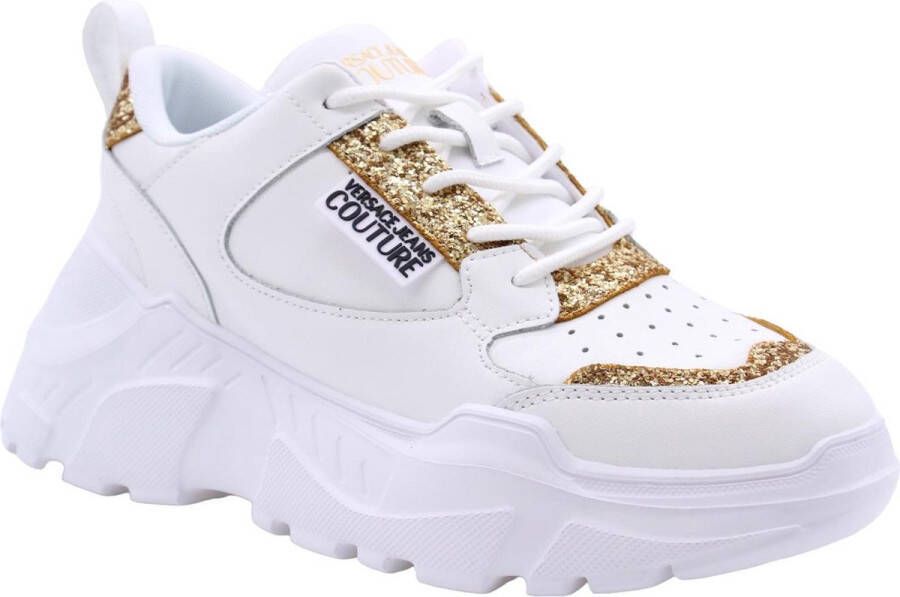 Versace Jeans Couture Witte Sneakers voor Vrouwen White Dames