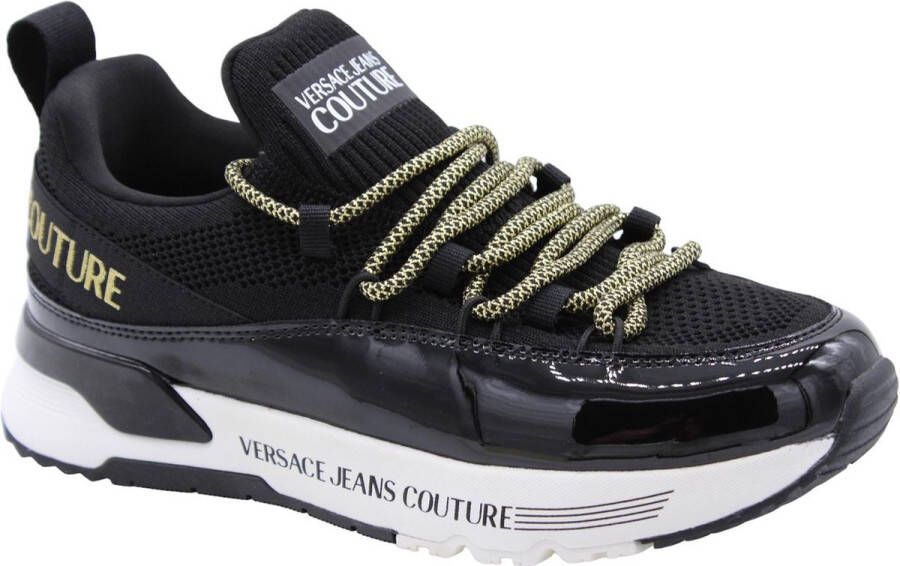 Versace Jeans Couture Stijlvolle Sneaker voor Mannen en Vrouwen Black Dames