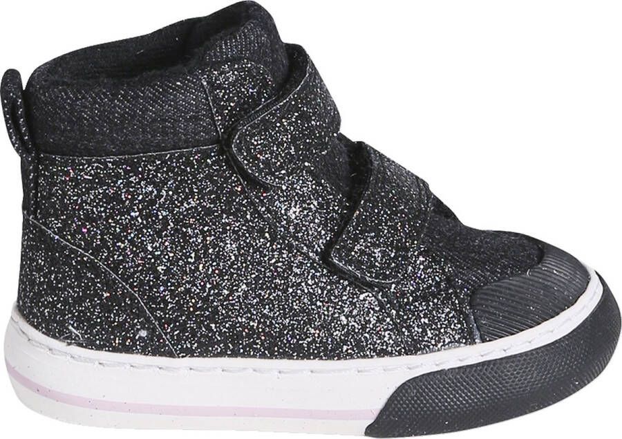 vertbaudet Babysneakers met klittenband en glitters