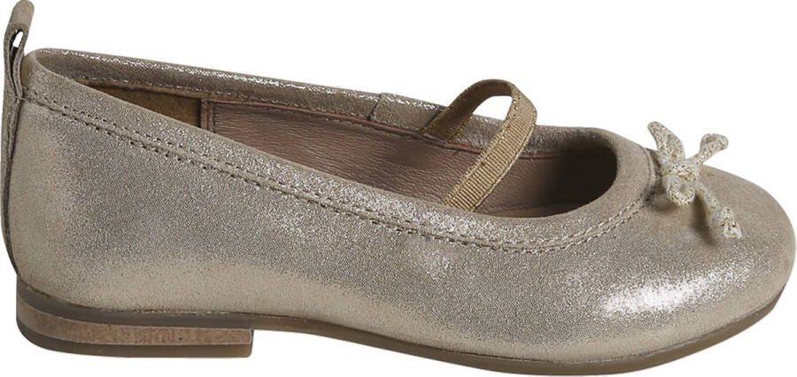 Vertbaudet Ballerina's in metallic leer voor meisjes