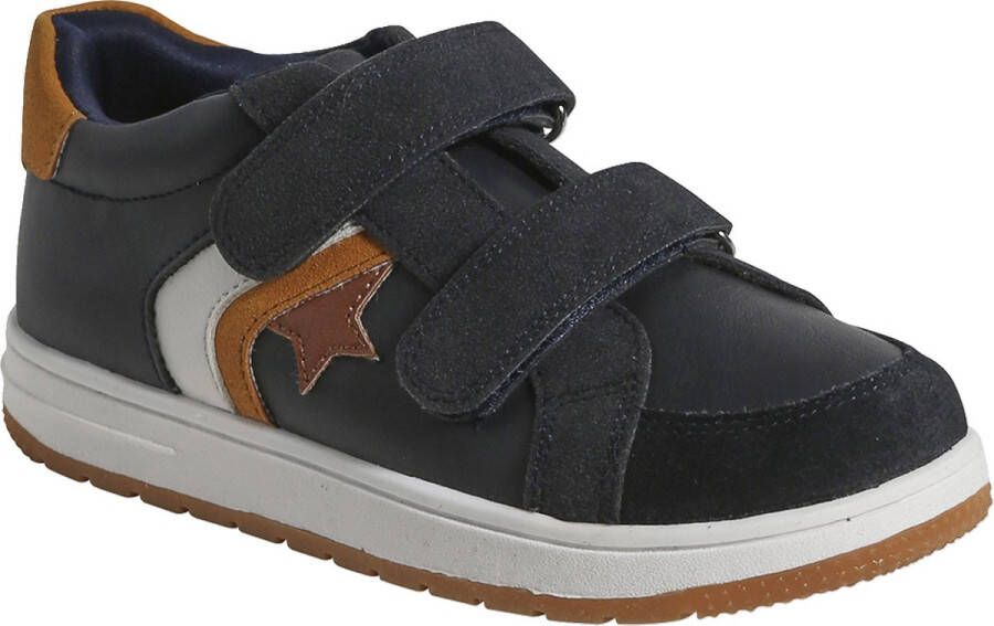 vertbaudet Halfhoge sneakers met klittenband voor kinderen