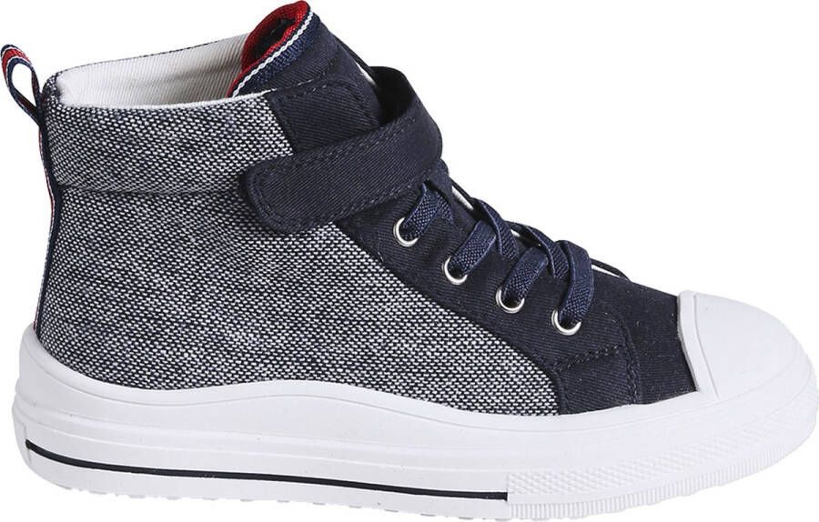 vertbaudet Hoge sneakers met elastische veters