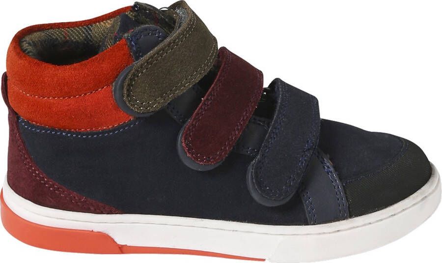 Vertbaudet Hoge sneakers van leer kleutercollectie