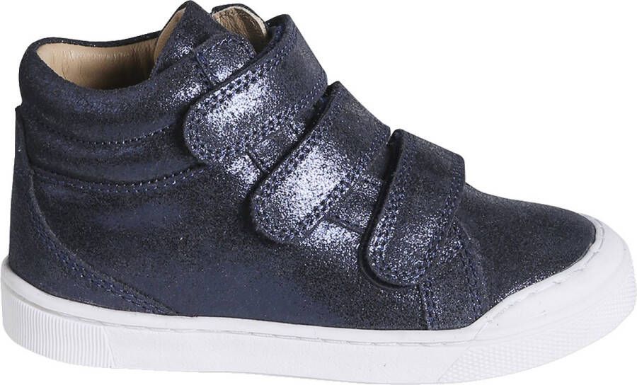 Vertbaudet Leren MID-sneakers met klittenband kleutercollectie meisjes