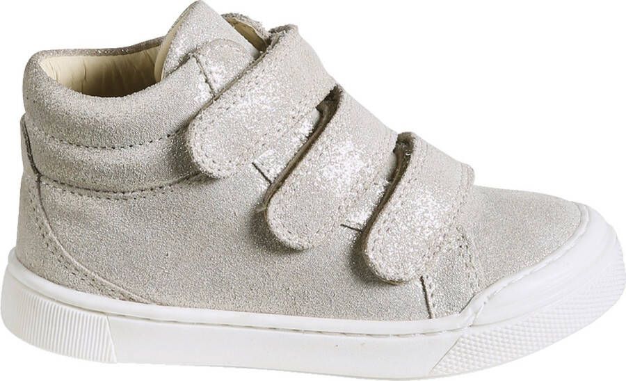 Vertbaudet Leren MID-sneakers met klittenband kleutercollectie meisjes