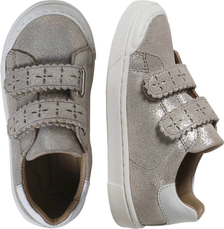 Vertbaudet Leren sneakers met klittenband kleutercollectie meisjes