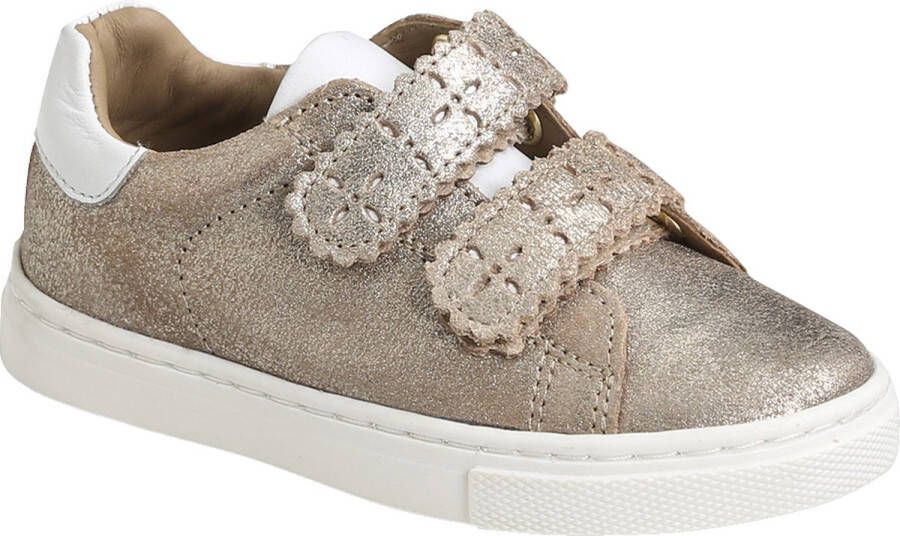 Vertbaudet Leren sneakers met klittenband kleutercollectie meisjes