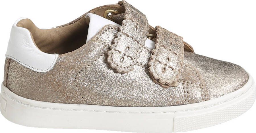 Vertbaudet Leren sneakers met klittenband kleutercollectie meisjes