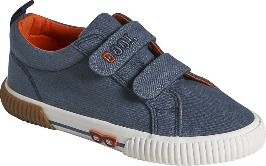 vertbaudet Stoffen sneakers met klittenband voor kinderen